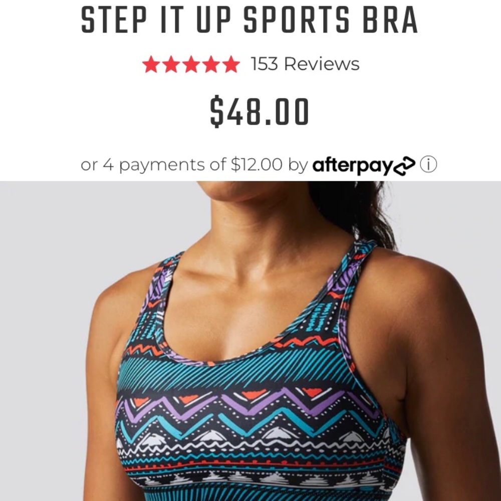 Born Primitive- Step it up Sports Bra size XS